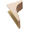Ekena Millwork 12"W x 24"D x 36"H Classic Olympic Rough Cedar Woodgrain TimberThane Corbel, Primed Tan CORUR12X24X36OLYRCPR - alternate 2